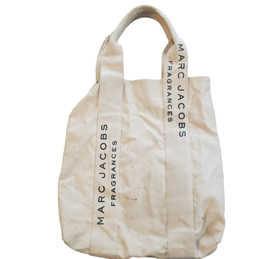 Marc Jacobs Women's Fragrance Canvas Tote Bag  (Beige)